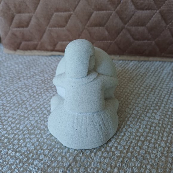 MarBell a Girl and a Ball Stone Art Statue - Picture 3 of 8